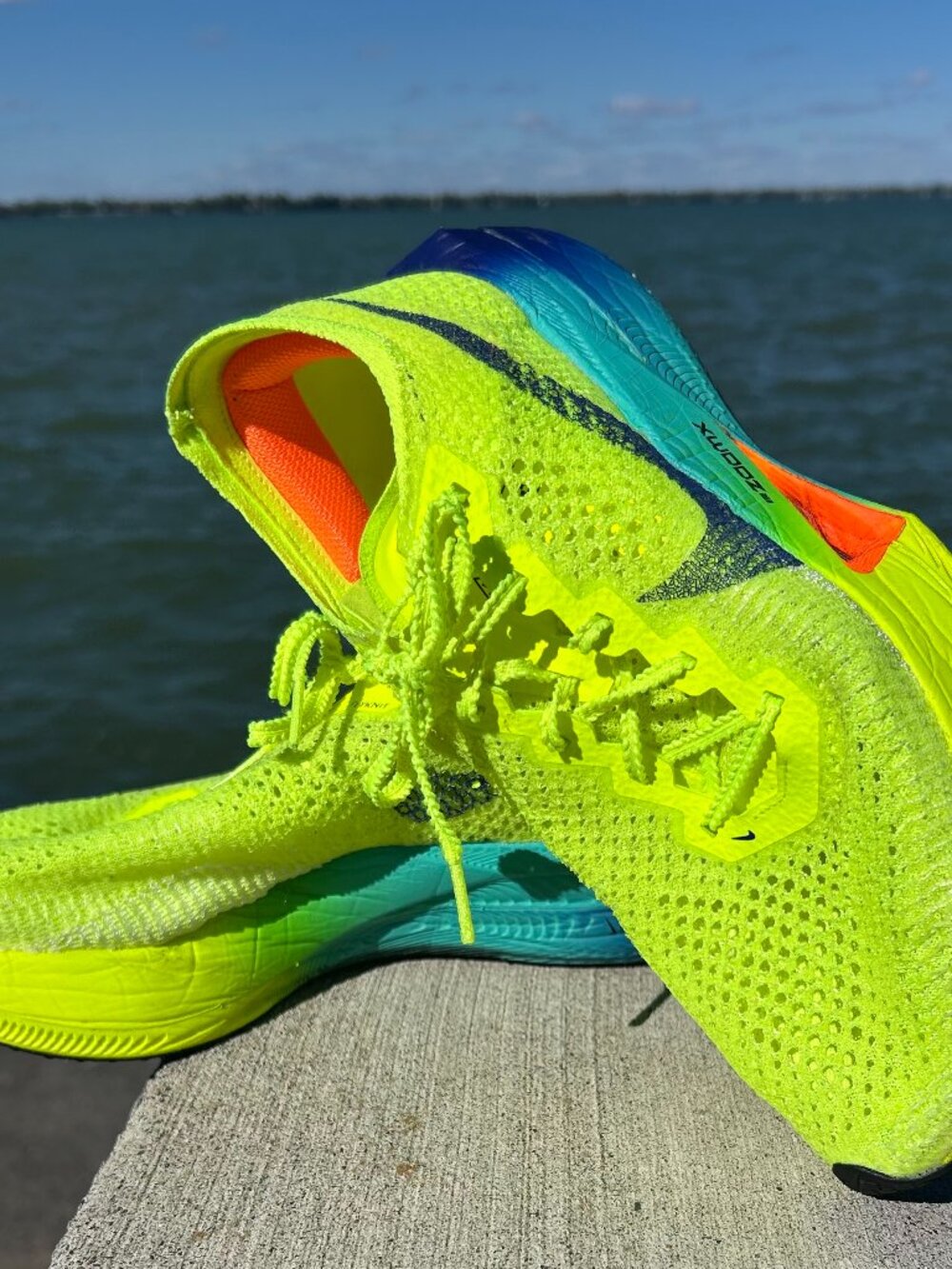Nike Zoom X Vaporfly 3 Next% Fast Pack Volt Running Shoes Men 8.5 DV 4129-700